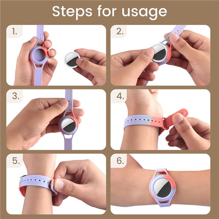 Silicone bracelets for Apple AirTag