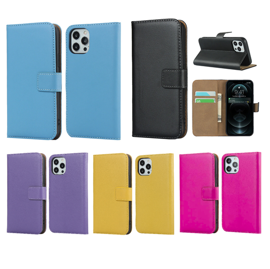 Leather wallet cases for iPhone