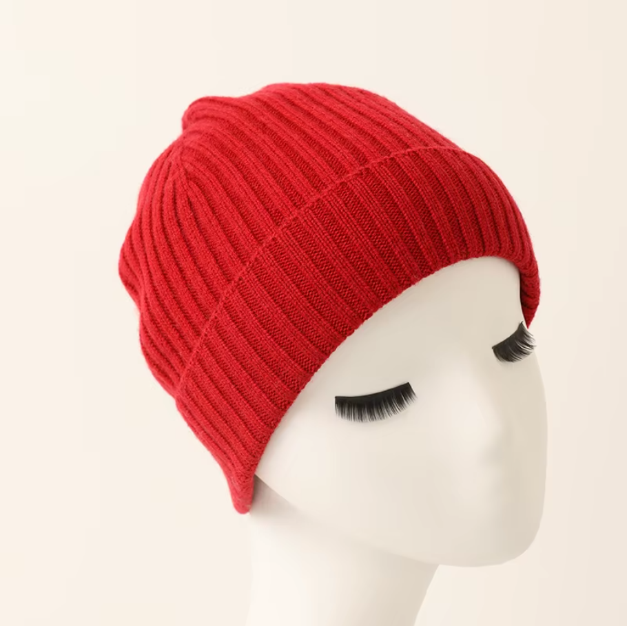 Merino wool beanie hat, very warm, quality superfine yarn
